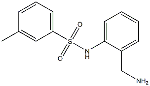 N-[2-(aminomethyl)phenyl]-3-methylbenzenesulfonamide Structure