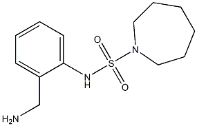 N-[2-(aminomethyl)phenyl]azepane-1-sulfonamide Structure