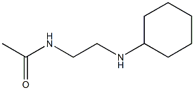 N-[2-(cyclohexylamino)ethyl]acetamide Structure