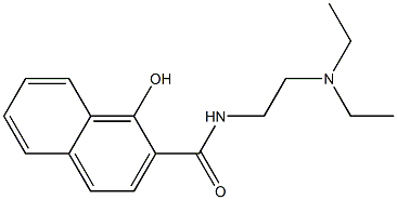 N-[2-(diethylamino)ethyl]-1-hydroxynaphthalene-2-carboxamide Structure