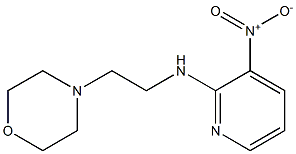 N-[2-(morpholin-4-yl)ethyl]-3-nitropyridin-2-amine 구조식 이미지