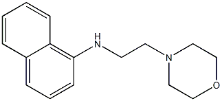 N-[2-(morpholin-4-yl)ethyl]naphthalen-1-amine 구조식 이미지