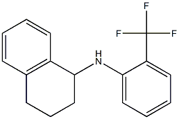 N-[2-(trifluoromethyl)phenyl]-1,2,3,4-tetrahydronaphthalen-1-amine Structure