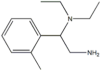 N-[2-amino-1-(2-methylphenyl)ethyl]-N,N-diethylamine Structure