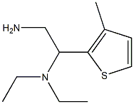 N-[2-amino-1-(3-methylthien-2-yl)ethyl]-N,N-diethylamine 구조식 이미지