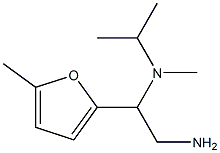 N-[2-amino-1-(5-methyl-2-furyl)ethyl]-N-isopropyl-N-methylamine 구조식 이미지