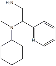 N-[2-amino-1-(pyridin-2-yl)ethyl]-N-methylcyclohexanamine Structure