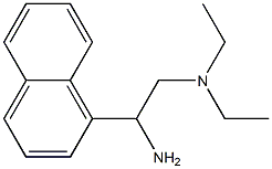 N-[2-amino-2-(1-naphthyl)ethyl]-N,N-diethylamine 구조식 이미지