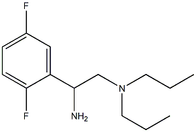 N-[2-amino-2-(2,5-difluorophenyl)ethyl]-N,N-dipropylamine 구조식 이미지