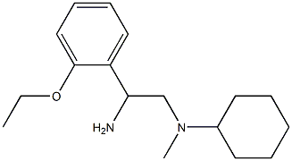 N-[2-amino-2-(2-ethoxyphenyl)ethyl]-N-cyclohexyl-N-methylamine Structure