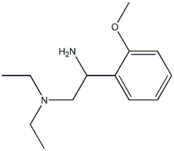 N-[2-amino-2-(2-methoxyphenyl)ethyl]-N,N-diethylamine 구조식 이미지