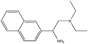 N-[2-amino-2-(2-naphthyl)ethyl]-N,N-diethylamine 구조식 이미지