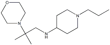 N-[2-methyl-2-(morpholin-4-yl)propyl]-1-propylpiperidin-4-amine Structure