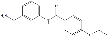 N-[3-(1-aminoethyl)phenyl]-4-ethoxybenzamide 구조식 이미지