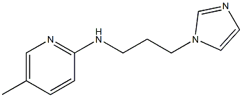 N-[3-(1H-imidazol-1-yl)propyl]-5-methylpyridin-2-amine 구조식 이미지