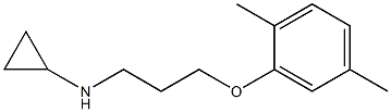 N-[3-(2,5-dimethylphenoxy)propyl]cyclopropanamine Structure