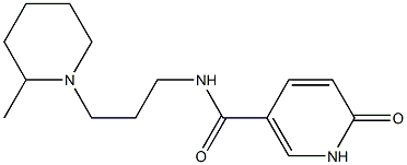 N-[3-(2-methylpiperidin-1-yl)propyl]-6-oxo-1,6-dihydropyridine-3-carboxamide Structure