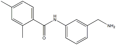 N-[3-(aminomethyl)phenyl]-2,4-dimethylbenzamide 구조식 이미지