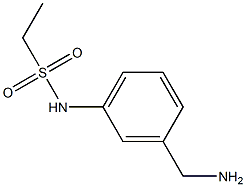 N-[3-(aminomethyl)phenyl]ethanesulfonamide Structure