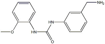 N-[3-(aminomethyl)phenyl]-N'-(2-methoxyphenyl)urea 구조식 이미지