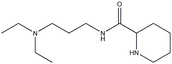 N-[3-(diethylamino)propyl]piperidine-2-carboxamide 구조식 이미지