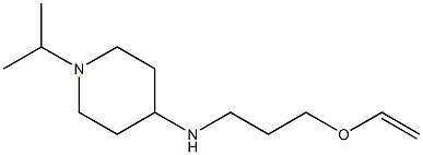 N-[3-(ethenyloxy)propyl]-1-(propan-2-yl)piperidin-4-amine Structure