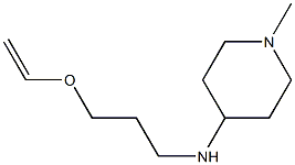 N-[3-(ethenyloxy)propyl]-1-methylpiperidin-4-amine 구조식 이미지