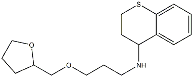 N-[3-(oxolan-2-ylmethoxy)propyl]-3,4-dihydro-2H-1-benzothiopyran-4-amine 구조식 이미지