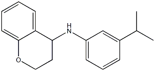 N-[3-(propan-2-yl)phenyl]-3,4-dihydro-2H-1-benzopyran-4-amine Structure