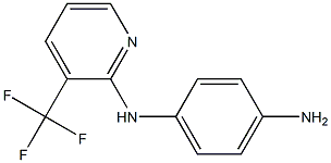 N-[3-(trifluoromethyl)pyridin-2-yl]benzene-1,4-diamine 구조식 이미지