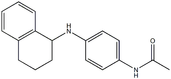 N-[4-(1,2,3,4-tetrahydronaphthalen-1-ylamino)phenyl]acetamide Structure