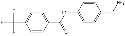 N-[4-(aminomethyl)phenyl]-4-(trifluoromethyl)benzamide Structure