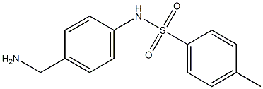 N-[4-(aminomethyl)phenyl]-4-methylbenzenesulfonamide 구조식 이미지