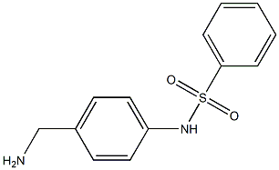 N-[4-(aminomethyl)phenyl]benzenesulfonamide 구조식 이미지