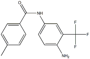 N-[4-amino-3-(trifluoromethyl)phenyl]-4-methylbenzamide Structure