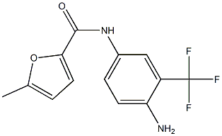 N-[4-amino-3-(trifluoromethyl)phenyl]-5-methylfuran-2-carboxamide Structure