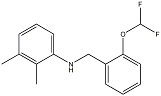 N-{[2-(difluoromethoxy)phenyl]methyl}-2,3-dimethylaniline Structure