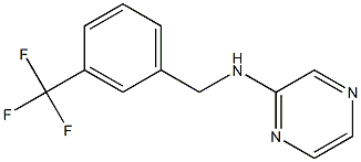 N-{[3-(trifluoromethyl)phenyl]methyl}pyrazin-2-amine 구조식 이미지