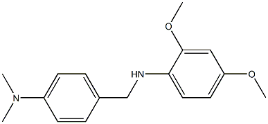 N-{[4-(dimethylamino)phenyl]methyl}-2,4-dimethoxyaniline 구조식 이미지