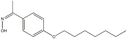 N-{1-[4-(heptyloxy)phenyl]ethylidene}hydroxylamine 구조식 이미지