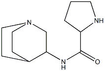 N-{1-azabicyclo[2.2.2]octan-3-yl}pyrrolidine-2-carboxamide Structure