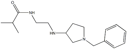 N-{2-[(1-benzylpyrrolidin-3-yl)amino]ethyl}-2-methylpropanamide 구조식 이미지