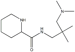 N-{2-[(dimethylamino)methyl]-2-methylpropyl}piperidine-2-carboxamide Structure