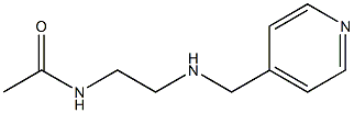 N-{2-[(pyridin-4-ylmethyl)amino]ethyl}acetamide Structure