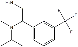 N-{2-amino-1-[3-(trifluoromethyl)phenyl]ethyl}-N-isopropyl-N-methylamine 구조식 이미지