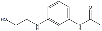 N-{3-[(2-hydroxyethyl)amino]phenyl}acetamide 구조식 이미지