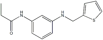 N-{3-[(thiophen-2-ylmethyl)amino]phenyl}propanamide Structure