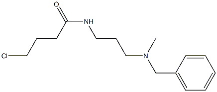 N-{3-[benzyl(methyl)amino]propyl}-4-chlorobutanamide Structure