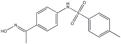 N-{4-[1-(hydroxyimino)ethyl]phenyl}-4-methylbenzene-1-sulfonamide Structure