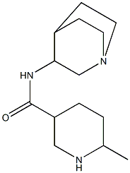 N-1-azabicyclo[2.2.2]oct-3-yl-6-methylpiperidine-3-carboxamide Structure